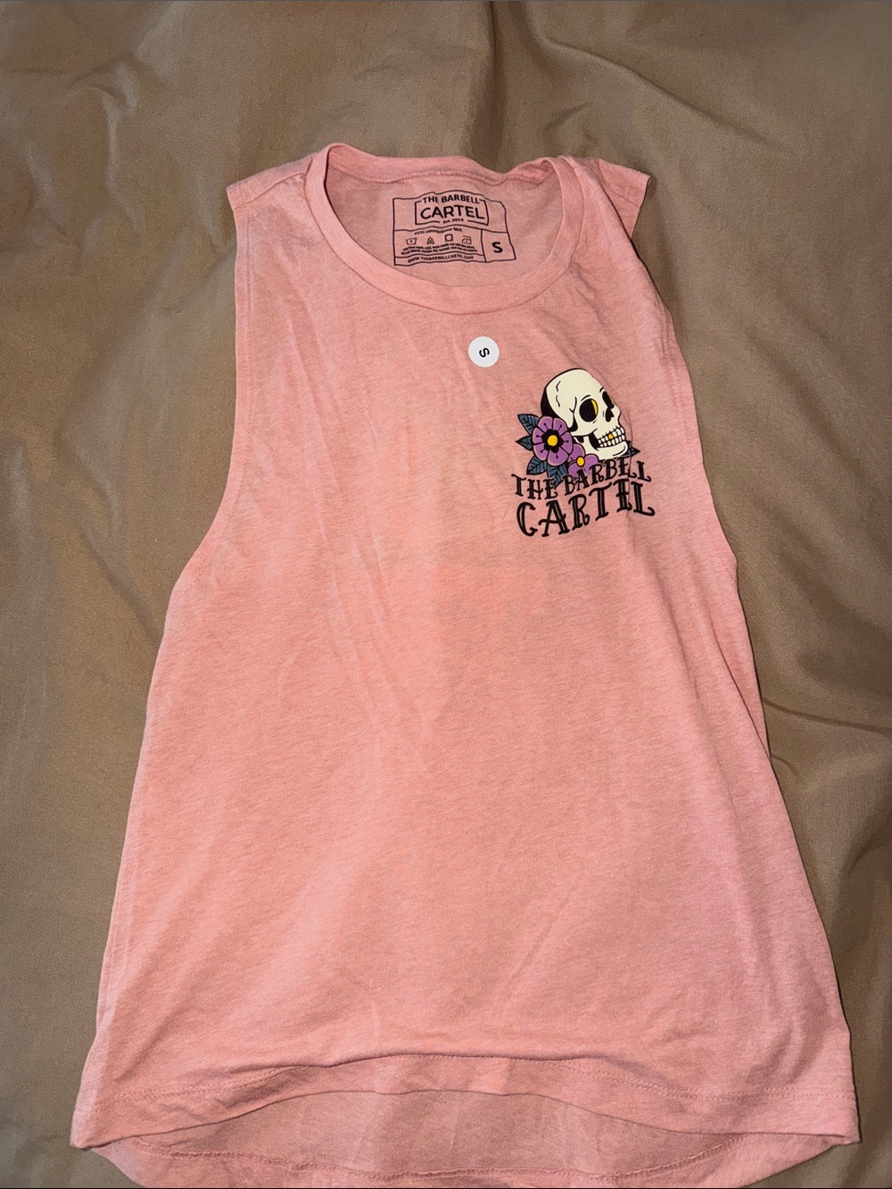 Girls' Pink Graphic Tank Top